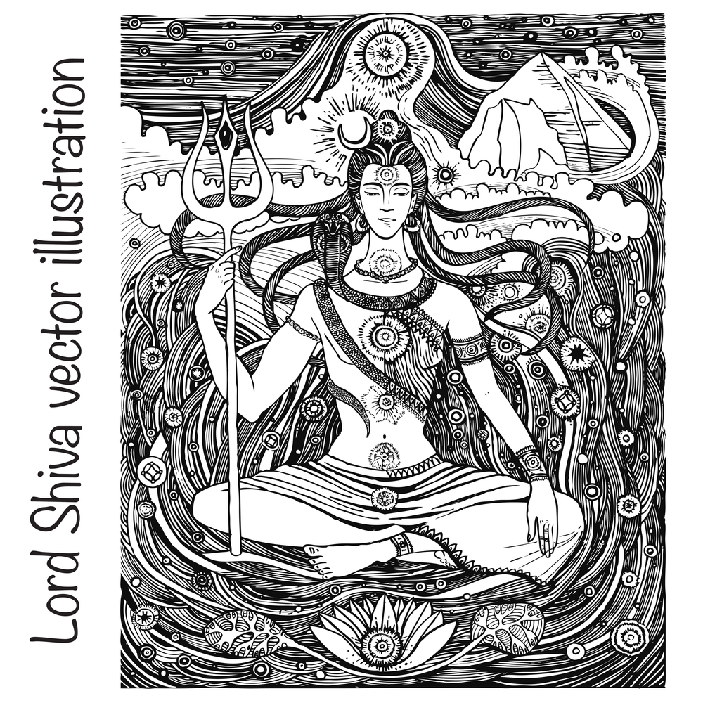 Buy stickerlord shiva Sticker Paper Print By 5 Ace |Sticker Paper ...