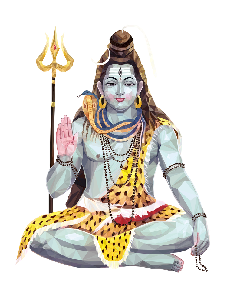 Buy Lord Shiv Poster Matte finish Sticker Paper Print By 5 Ace |Sticker ...