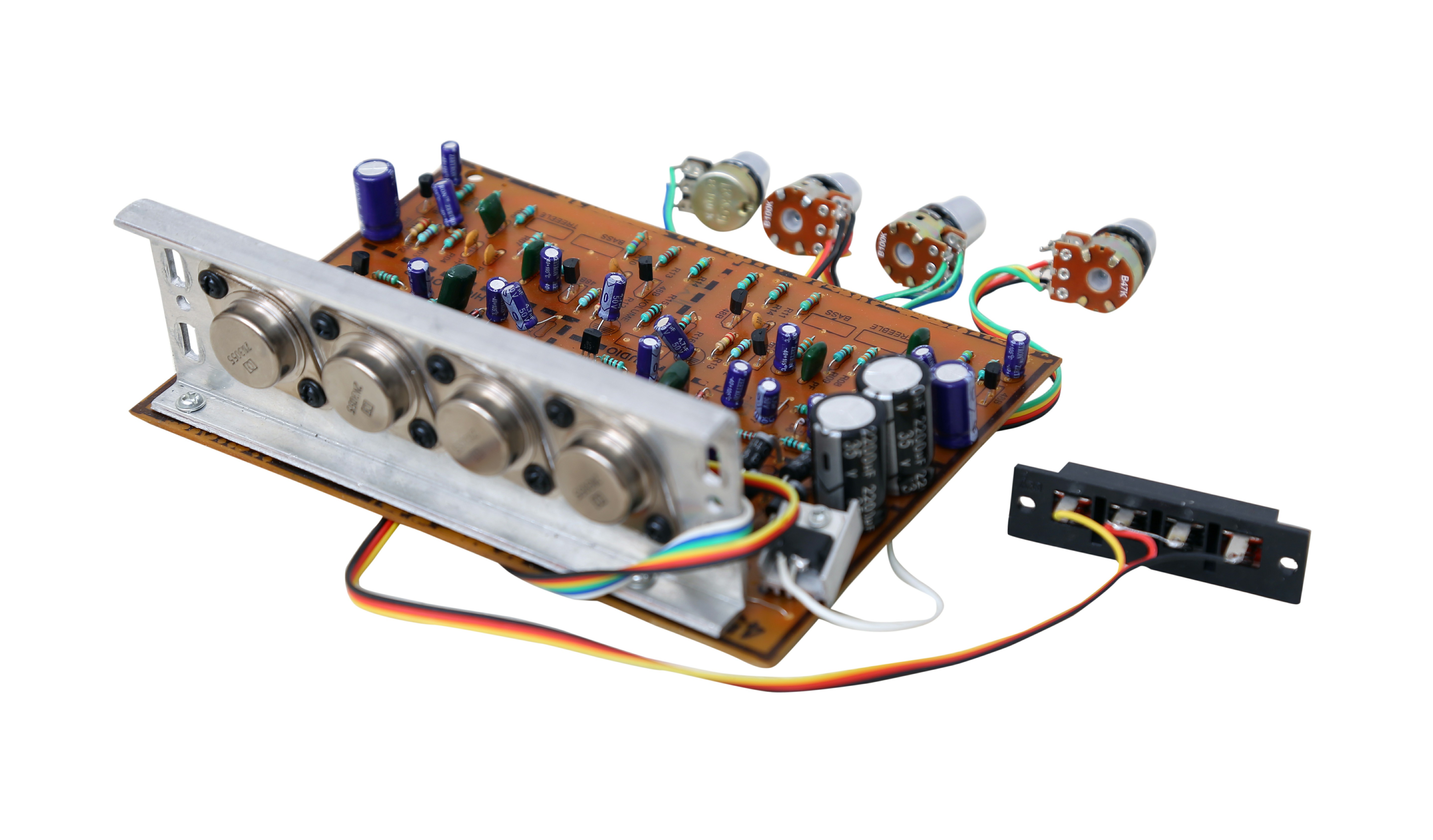 Buy Barry John 300W DIY 2n3055 Transistor Stereo Audio Amplifier Board