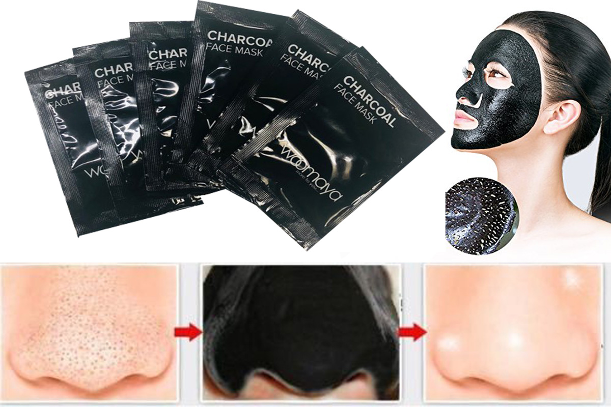 Buy 6pcs Unisex Activated Black Charcoal Pore Deep Cleansing Nose Face