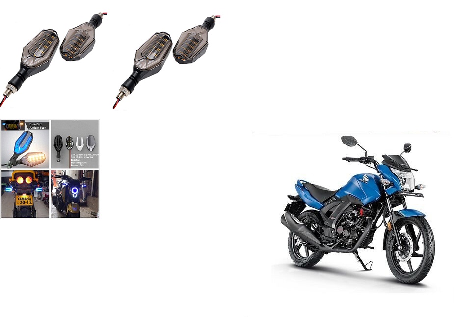 Buy KunjZone DRL LED Turning Side Indicator 4 piece For Honda CB