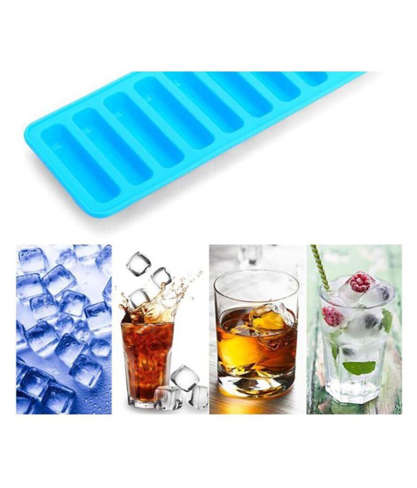 Buy Plastic Ice Cube Trays Freeze Mold Bar Pudding Jelly Chocolate Maker Mold Box Cold Drinking