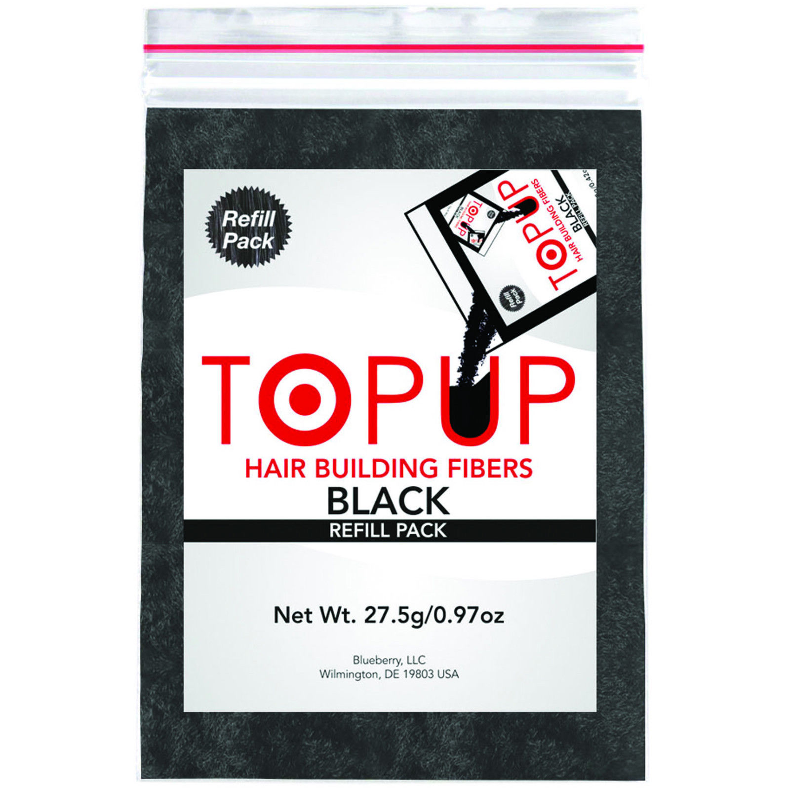 Buy Topup Hair Building Fibers Black Refill Pack 27.5 Gm Online ₹599