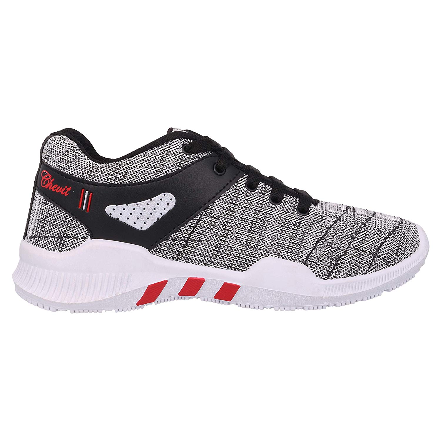 Buy Chevit 444 Grey Sports Shoes for Men's (Gym Walking Shoes) Running ...