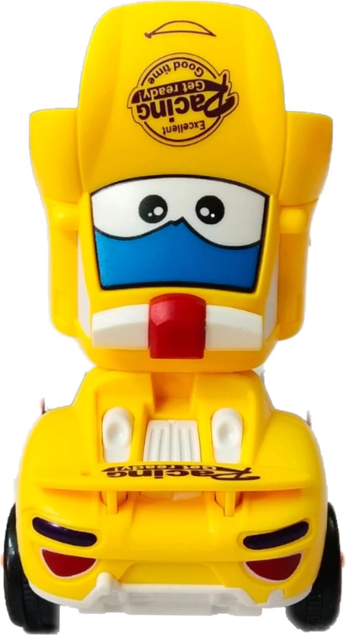 Buy Push Pull Back Action Robot Car, Transformer Racing Push Pull Car