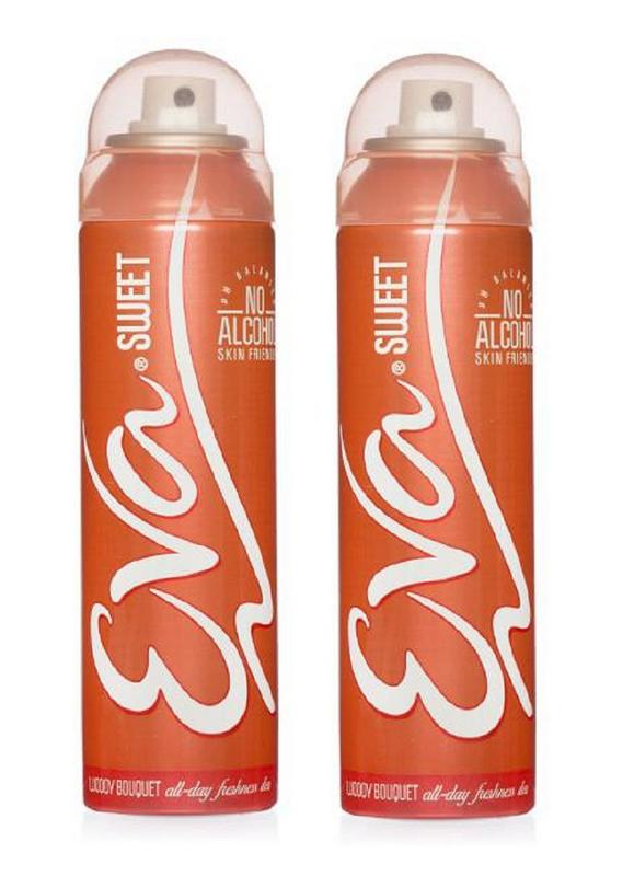 Buy Eva Sweet Deodorant Spray for Women Combo Pack of 2 125ML each ...