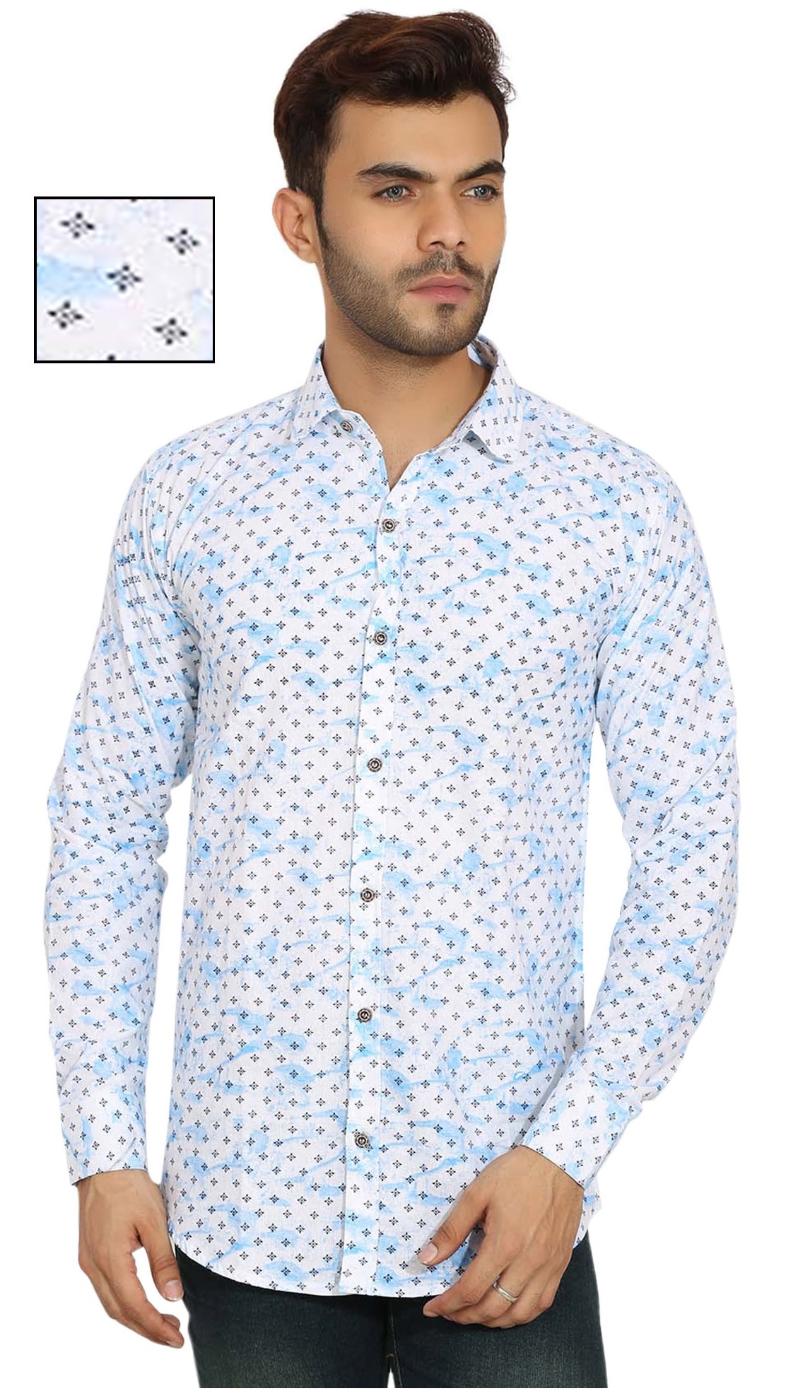 Buy Spain Style Printed Shirt For men Pack Of 2 Online @ ₹699 from ...