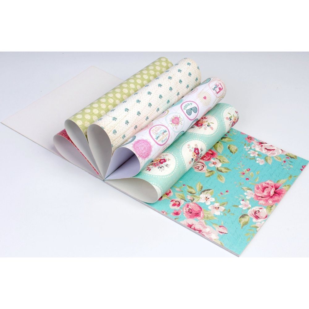 Buy WAY BEYOND Set of 40 beautiful design printed paper sheets 8 X8