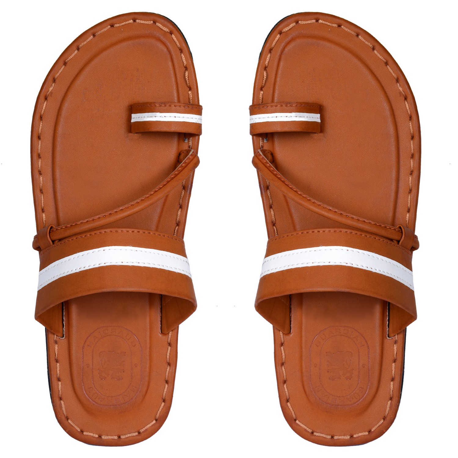 Buy slipper leather look for Mens stylish Online @ ₹375 from ShopClues