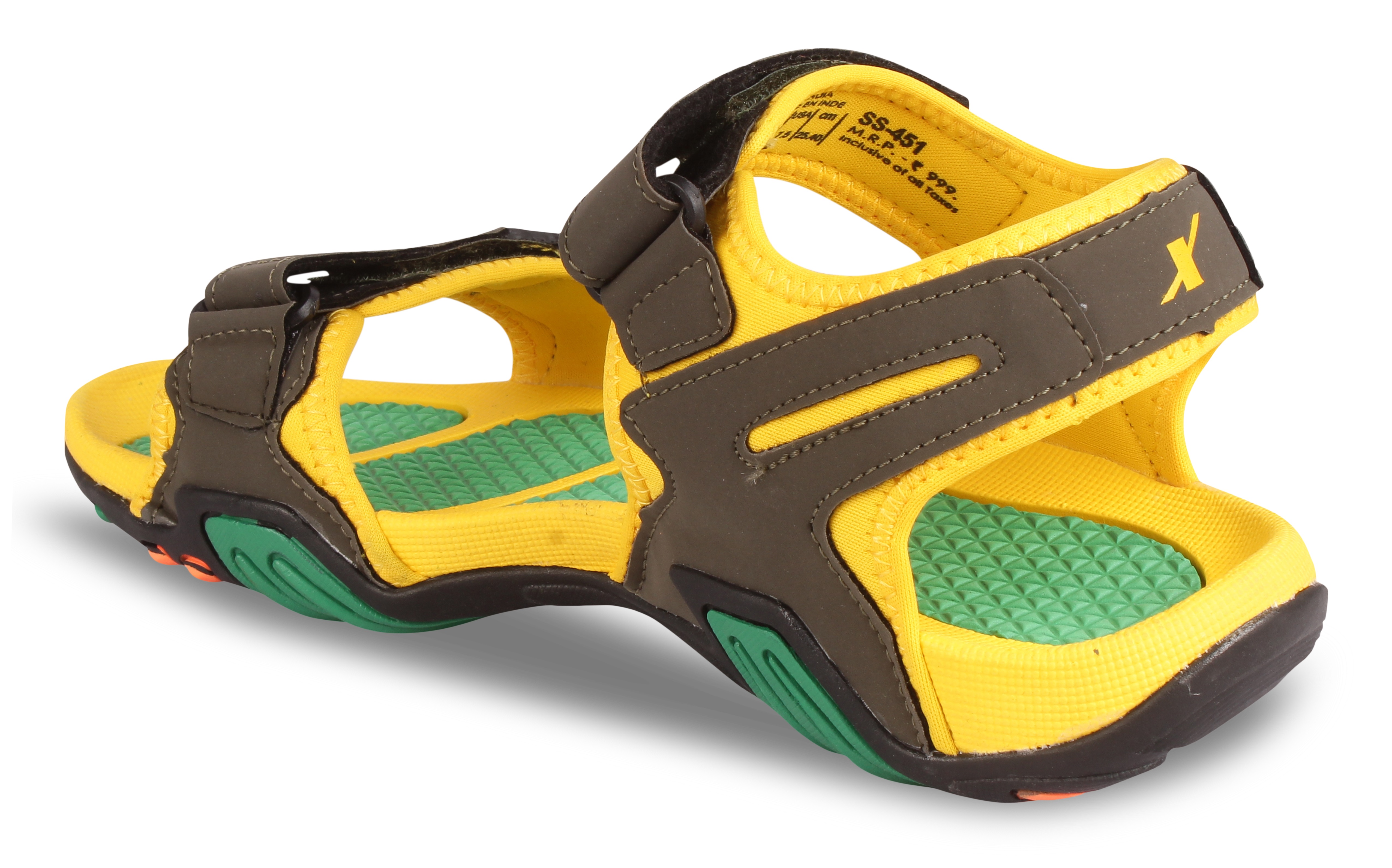 sparx men olive sandals