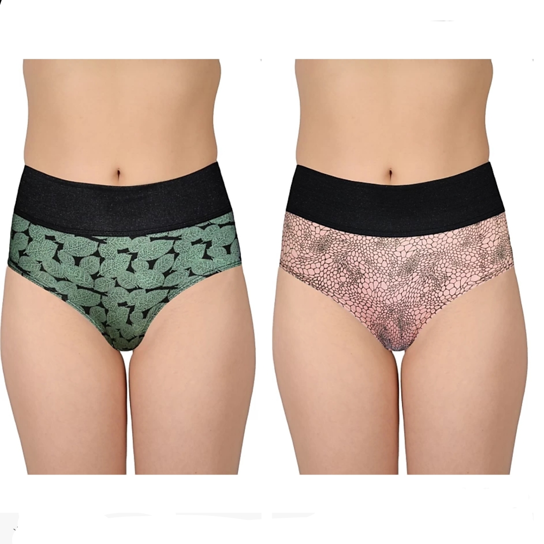 Buy At Your Place Printed Multicolor Cotton Lycra Hipsters Panties For