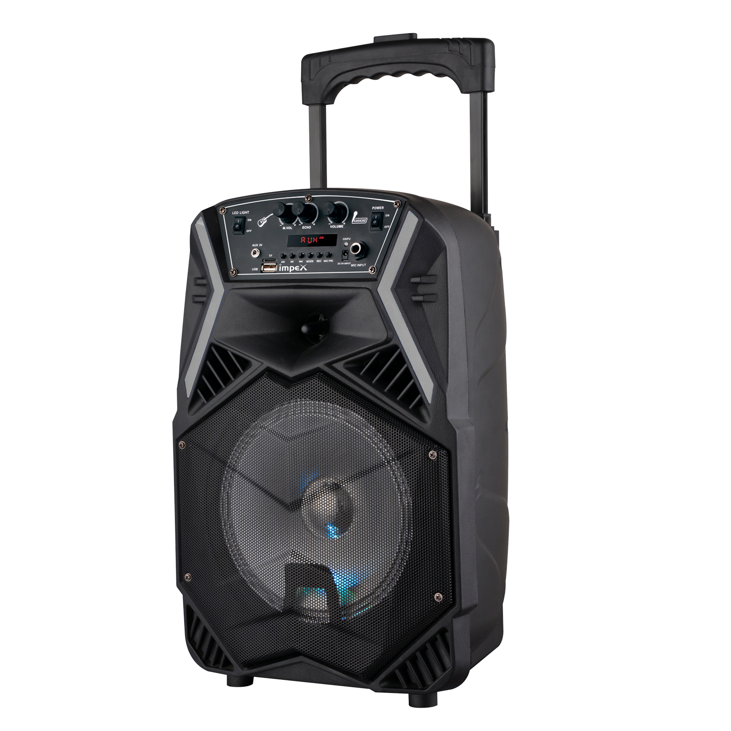 Buy Impex TS 25B Multimedia Trolley Speaker System with USB/FM/AUX/MIC ...