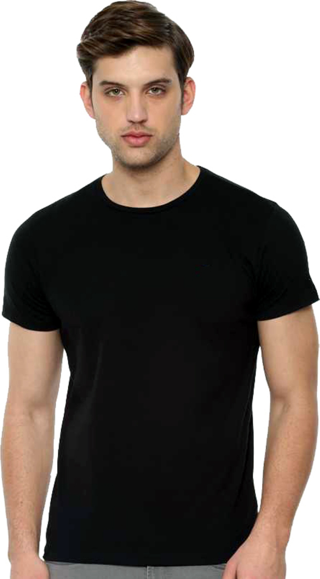 Buy Cotton Round Neck Plain T-Shirt for Men Online @ ₹249 from ShopClues