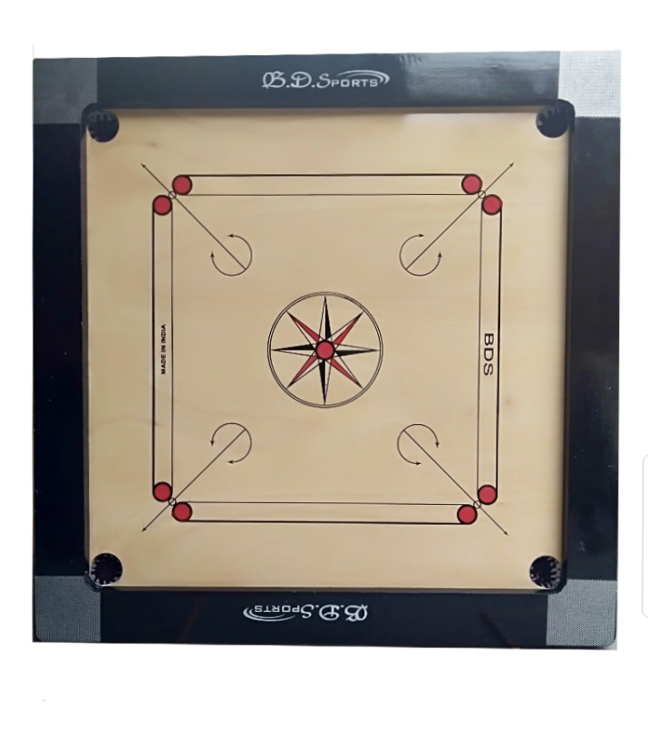 Buy Large Size Wooden Round Pocket Imported Carrom Board 34 Inches 1 buy-large-size-wooden-round-pocket-imported-carrom-board-34-inches-1
