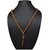Men Style Om Trishul Rudraksha Locket With Rudraksha Mala Gold Brown  Brass Wood Necklace Pendant