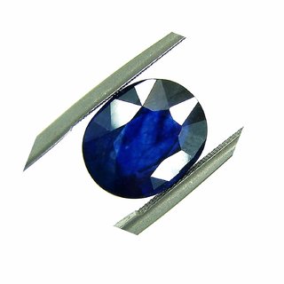                       Blue Sapphire Gemstone Certified Neelam Loose Natural Certified Precious Stone 4.50 Carat                                              