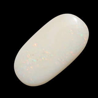                       Certified Off-White Crystal Natural Opal Gemstone 7 Carat for Astrological Purpose                                              