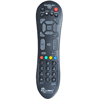 LRIPL VC125 Videocon D2H Remote Controller ( Black)