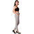 Texco Black Stylish Crop Top and Grey Joggers Women Co-Ords Set