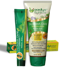 Aadya Life  Chloasma Care Cream and Chloasma Care Face Wash Combo Pack of One Each