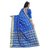 Indian Fashionista Womens Chanderi Cotton Silk Saree with Unstiched Blouse Piece Jari Butta Saree