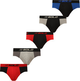 Buy Rupa Macroman 02 Assorted Lycra Pack Of 5 Brief Online at Low Prices in  India 