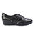 JK Port Women's Black Genuine Leather Formal Shoes