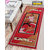 Rufruf Traditional Design Bedside Runner/ Rug/ Passage Area Rug, Viscose, Soft  (50 x 152.4 Cm) - Red