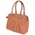 RSI Women's Leather Shoulder Handbag - TAN colour