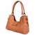 RSI Women's Leather Shoulder Handbag - TAN colour