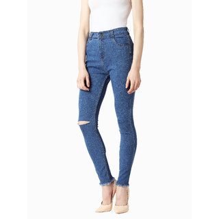 Best Women Miss Chase Women's Blue My property Midrise Denim Pant 2025 at ShopCircuit | ONDC