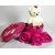 Teddy 3 Rose Flower in Beautiful Heart Shape Box Soft Toy, Artificial Flower Gift Set