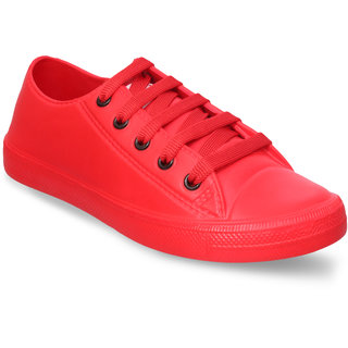 Aqualite Men Red Lace-up Casual Shoes 