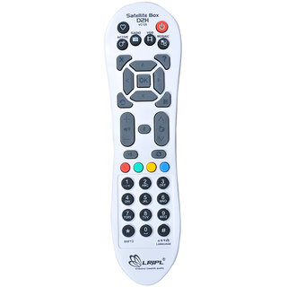 LRIPL VC125 Videocon D2H Remote Controller ( White)