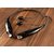 HBS-730 Neckband Wireless Bluetooth In the Ear Headset with Mic (Black)