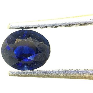                      Neelam Stone Certified Natural Blue Sapphire 6 Ratti                                              