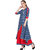 Desi Kala Women's Premium Cotton Gota Work Attached Skirt Dress (DESI_KALA_4-S, Red)