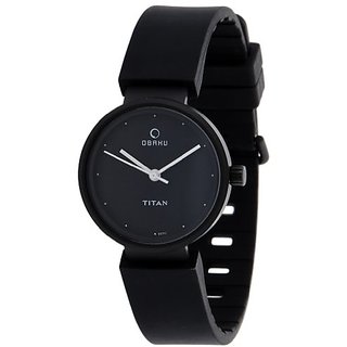 Buy Titan Obaku Analog Black Dial Womens Watch 9939np01 Online 9999 From Shopclues