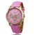 Geneva Platinum Mint pink Analog Watch For Women, Girls