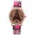 Miss Analog Paris Design Pink Colour Womens Watches Ladies Watches Girls Watches Designer Watches