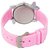 LEBENZEIT  Pink Dial With Diamond Silver Case Pink Belt Designer Girls Wrist watch For Women