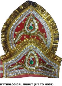 Mukut King Mythological Character Fancy Dress For Kids