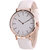 Color Changing Watch  Leather Strap Golden Case Women Watch Girl Watch Ladies Watch White to Purple by HRV