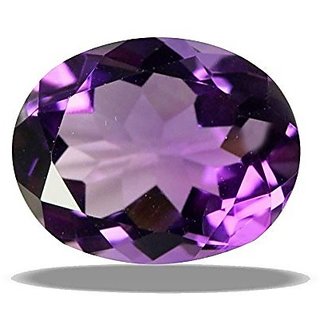                       CEYLONMINE- 9.25 Ratti Natural Stone Amethyst Unheated & Untreated stone Jamuniya For Unisex                                              