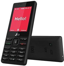 Jio Single Sim 2.5 Inches(6.35 Cm) Black 512 Mb Ram/4Gb Rom With Torch Jiophone