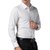 White Full sleeves Formal Shirt For Men Regular Fit