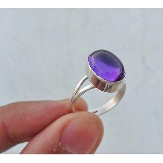                       Amethyst Silver Ring Original gemstone jamunia silver ring by Ceylonmine                                              