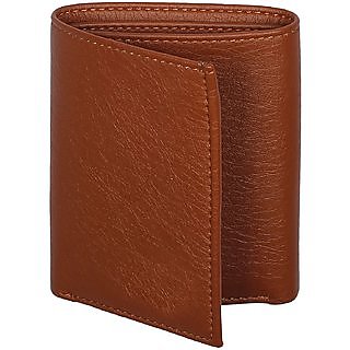 Tri Fold Leather Wallet For Men