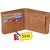 Forrester Brown Leatherite Single fold Wallet For Men