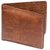 Brown PU Single fold Wallet For Men